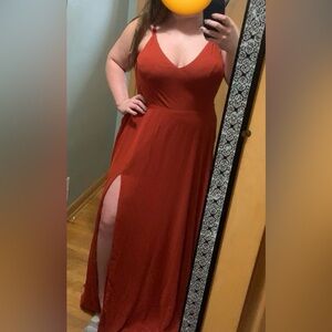 Kennedy Blue Bridesmaid Dress: Cinnamon